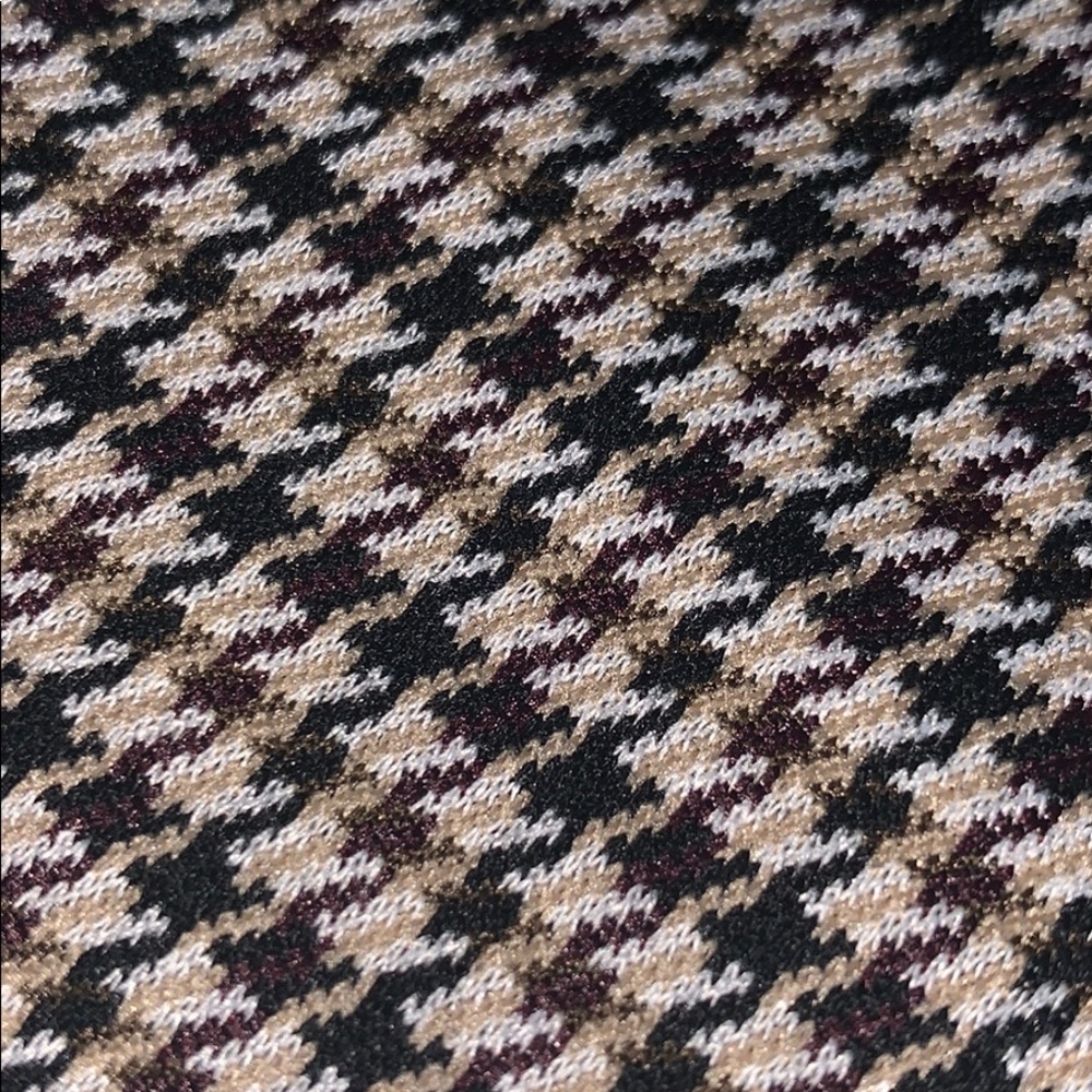 Pattern Houndstooth Straight Leggings - image 2